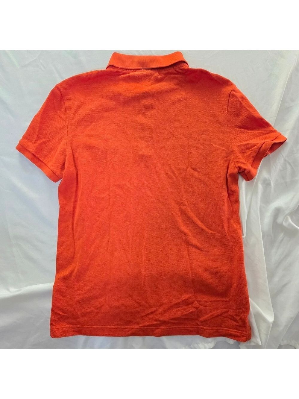 Lacoste Men's Slim Fit Classic Pique Polo Shirt Orange M - Picture 6 of 8